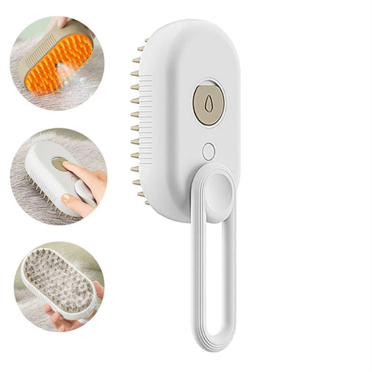 All-in-One Steam Pet Grooming Brush